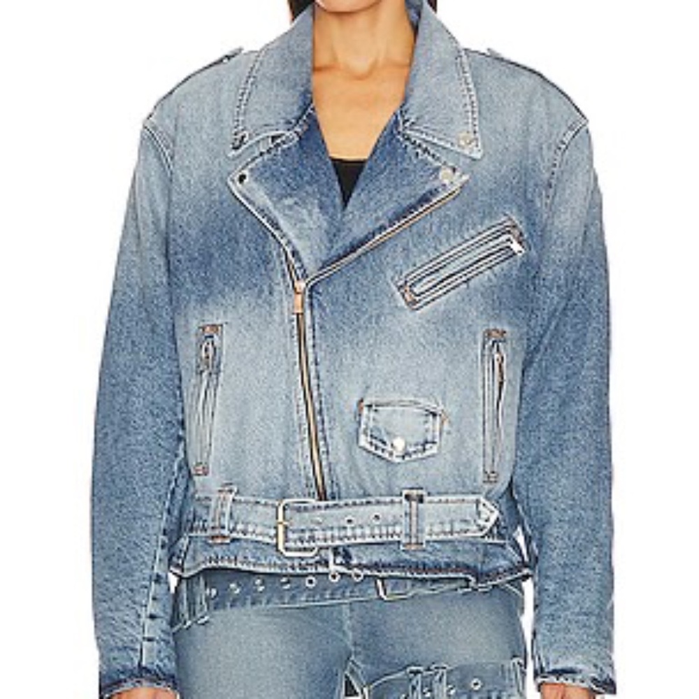 EB Denim Moto Jacket